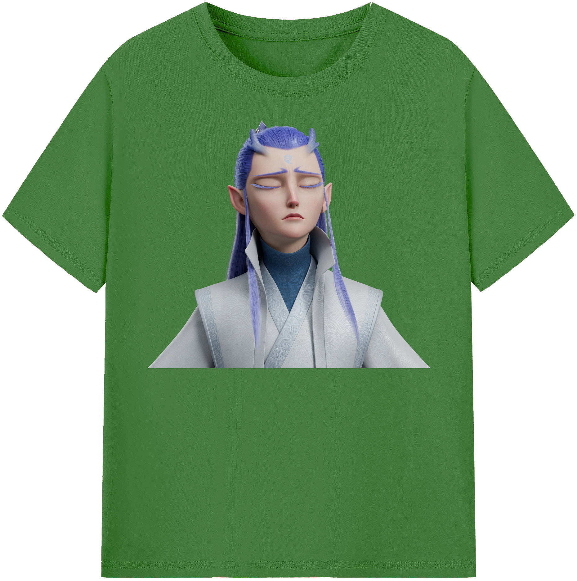 （画像用） Ne Zha 2 ナタ 魔童の大暴れ レディースカジュアルプリントTシャツ（綿100％）
